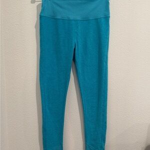 ALO Yoga aqua blue workout pants high waisted size M